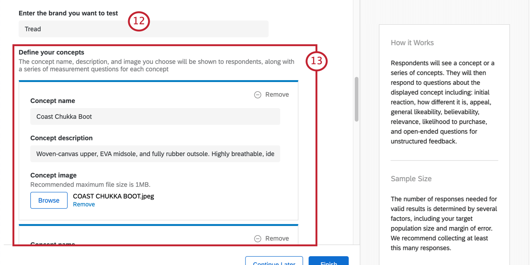 Un grand encadré surligné, intitulé "Définissez vos concepts", numéroté 13