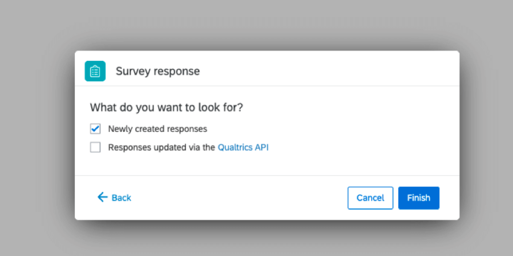 choosing newly created responses