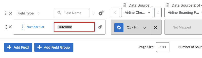 Cambiar el nombre del campo a Resultado