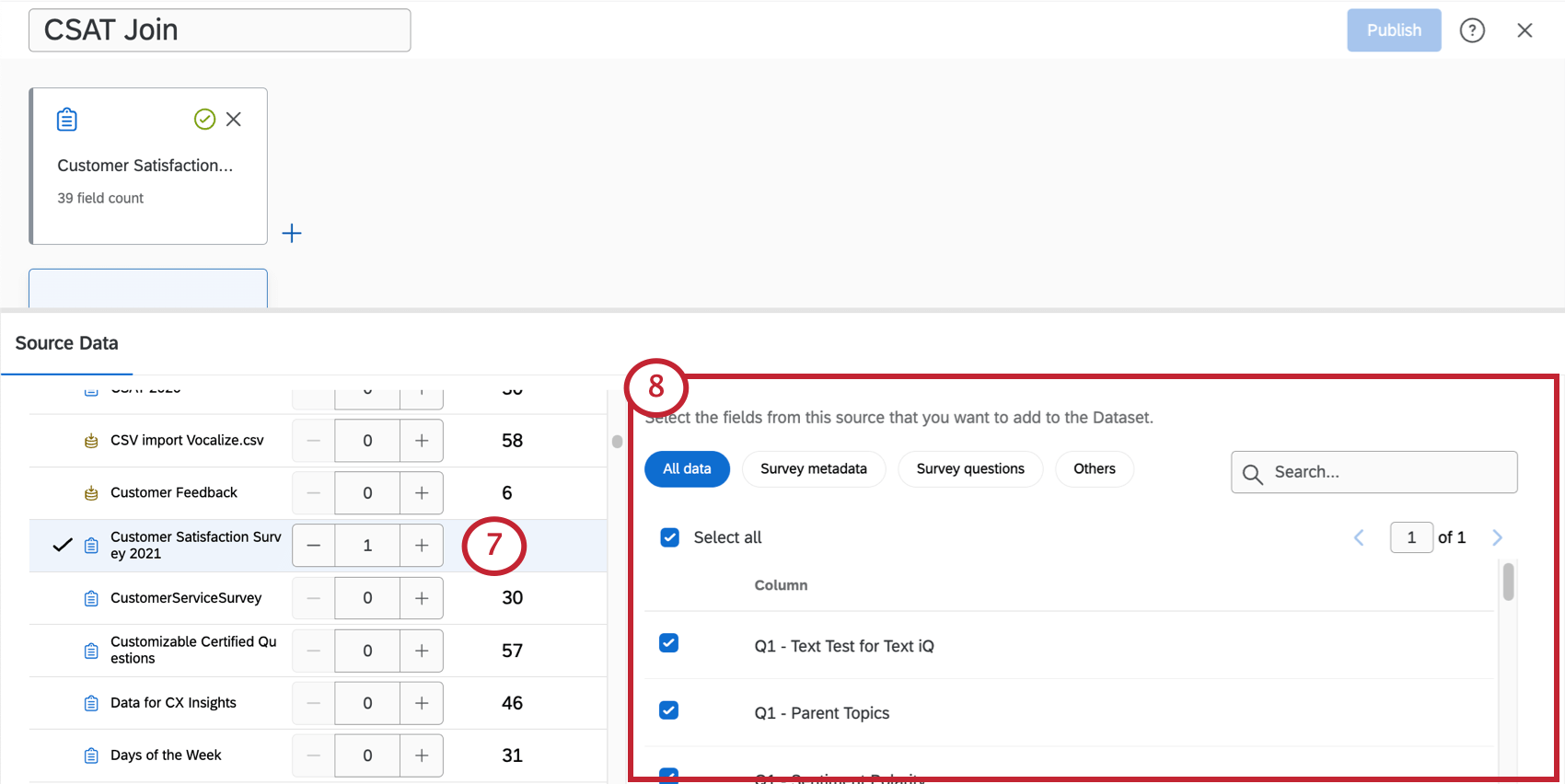 nel menu in fondo al modellatore di dati