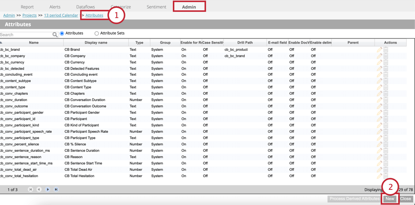 dans longlet Attributs, en cliquant sur Nouveau