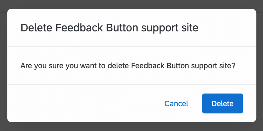 Creative löschen, in dem der Benutzer gefragt wird, ob er sein Creative wirklich löschen möchte