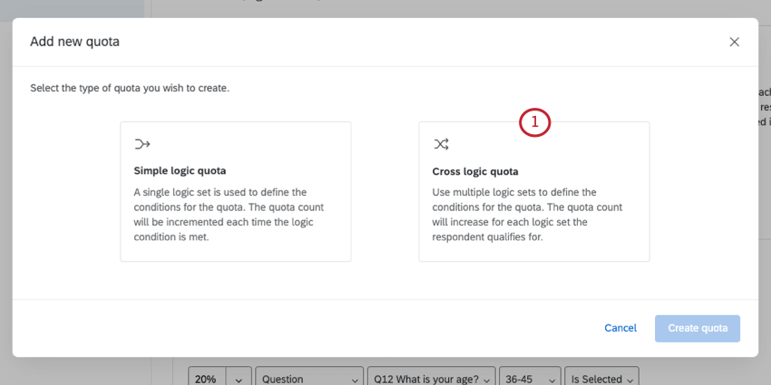 タイルが2枚貼られた新しい窓。右のクロスロジック割り当て