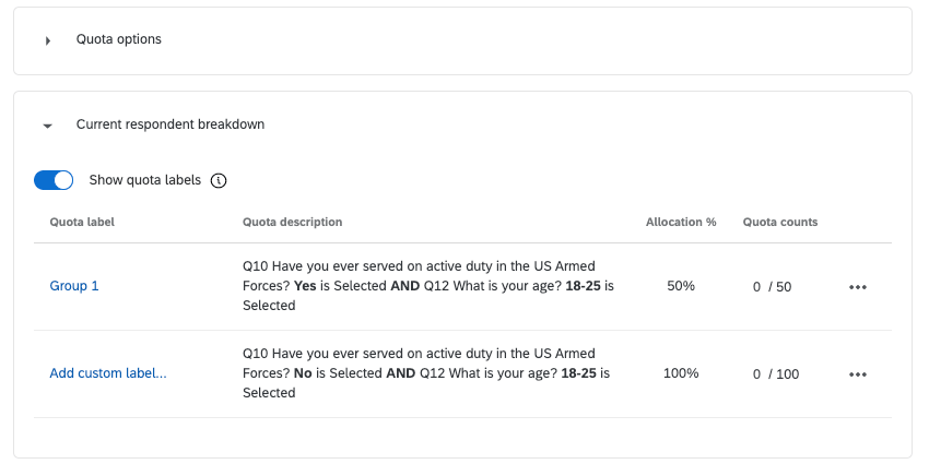 Adição de rótulos cota