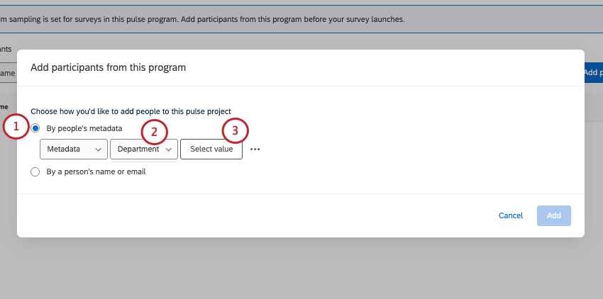 configurare i metadati
