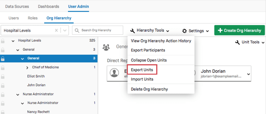 Fourth option in tools menu