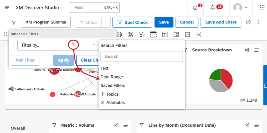 filter options expanded