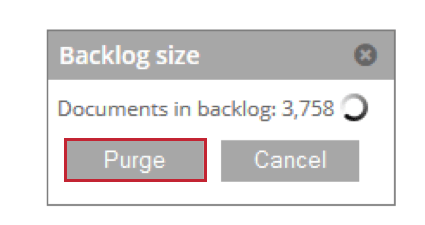 The Purge button