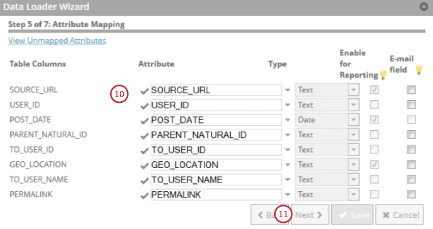 Überprüfen der Attribute