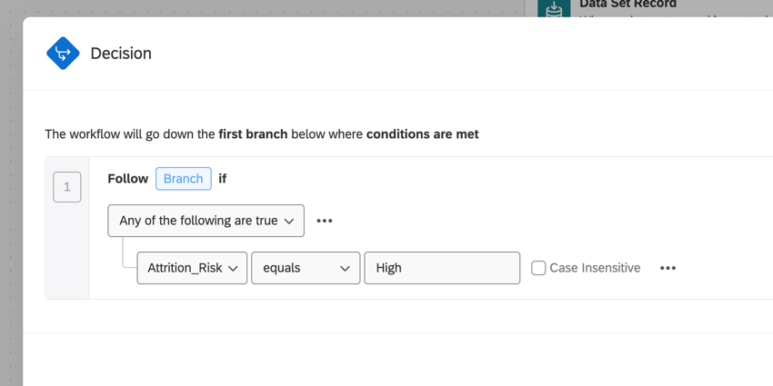 building a condition for attrition risk