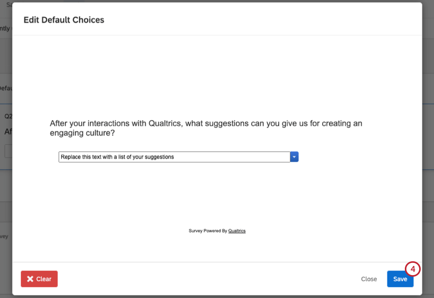 Botón guardar en la parte inferior derecha