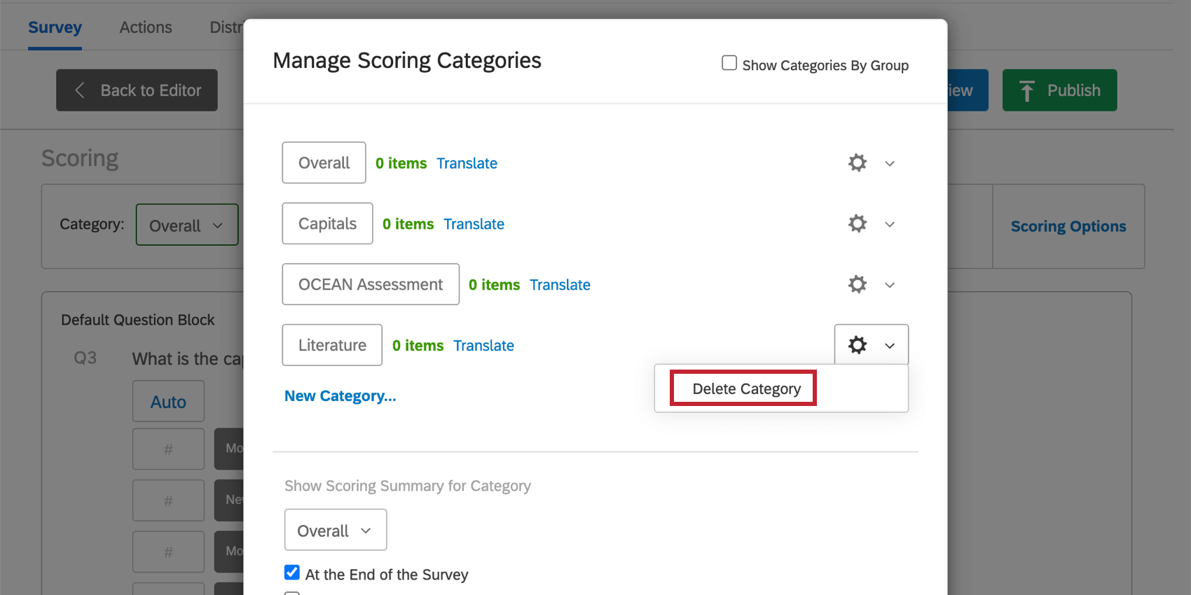 Gear to the right of a category in the scoring options window