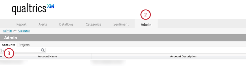 onglet admin du designer