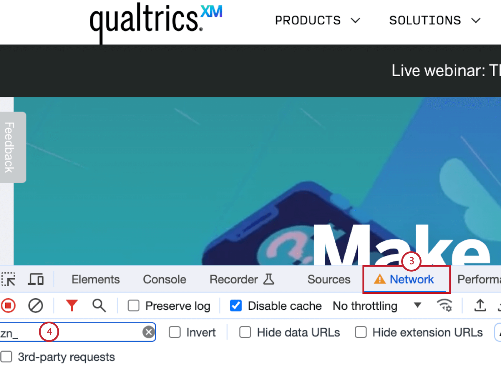 recherche de ZN dans longlet développeur