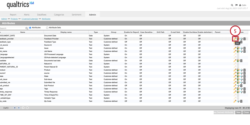 haciendo clic en editar