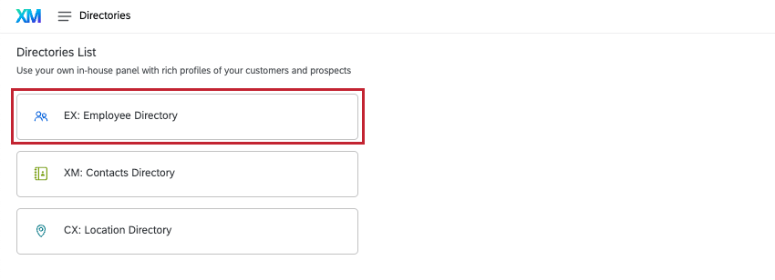 choosing employee directory