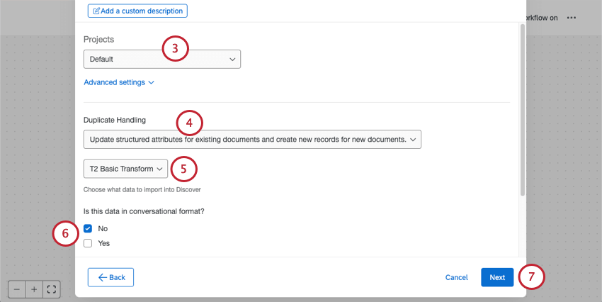 setting the project and other settings