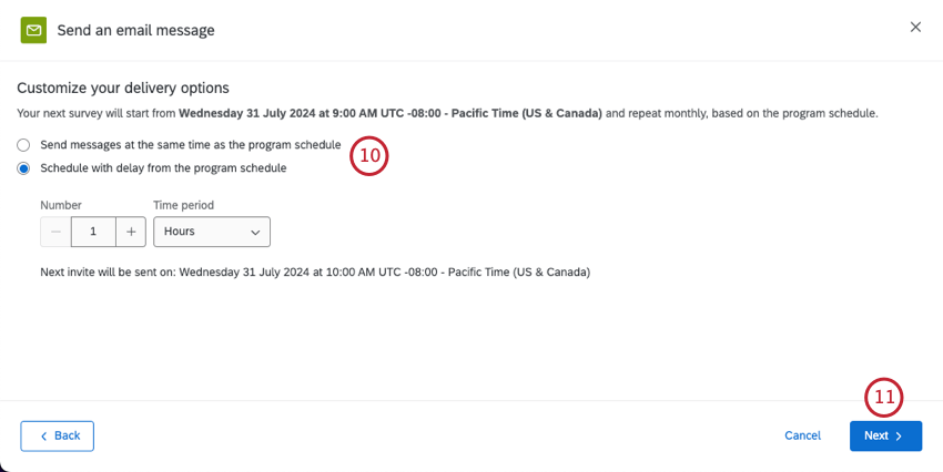 scelta del programma