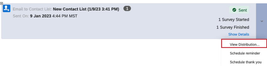 Visualizzazione della propria distribuzione