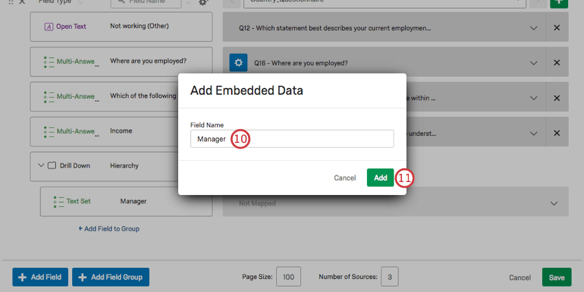 Window opens over dashboard. Name field and blue add button