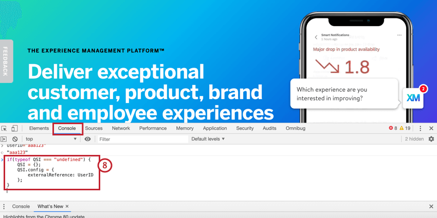 saisie de lexpression javascript pour récupérer lidentifiant de lutilisateur