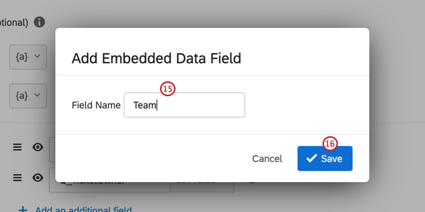 Wert auf der Grundlage eines eingebetteten Datenfeldes hinzufügen und Namen des eingebetteten Datenfeldes eingeben