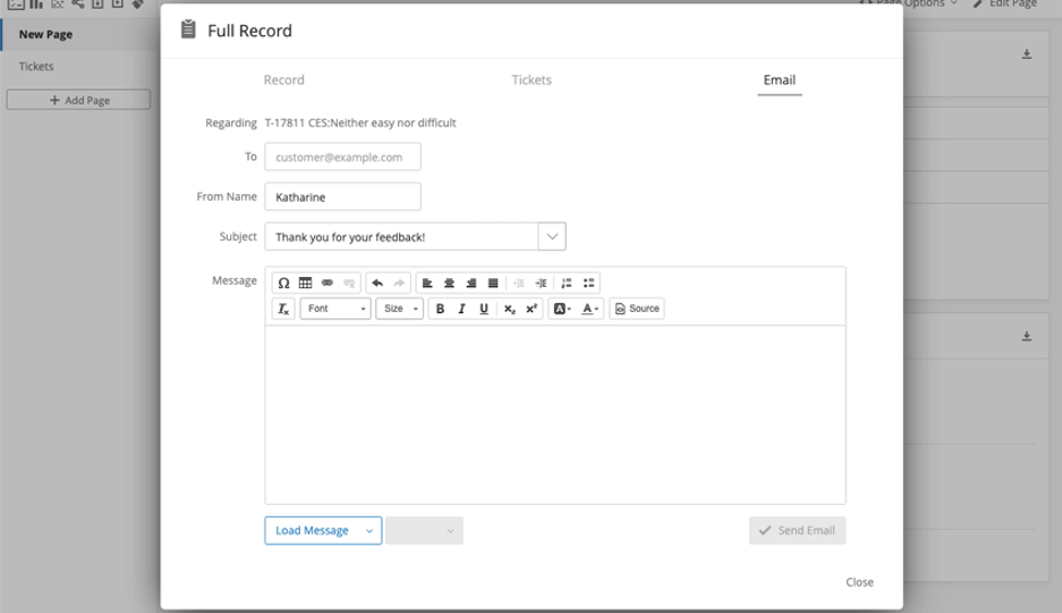 Registerkarte „E-Mail“