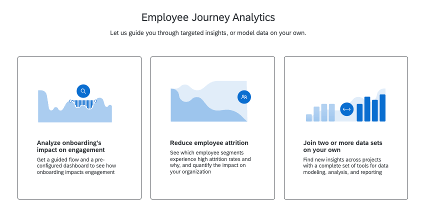 choosing to create a new EJA project or use a guided flow