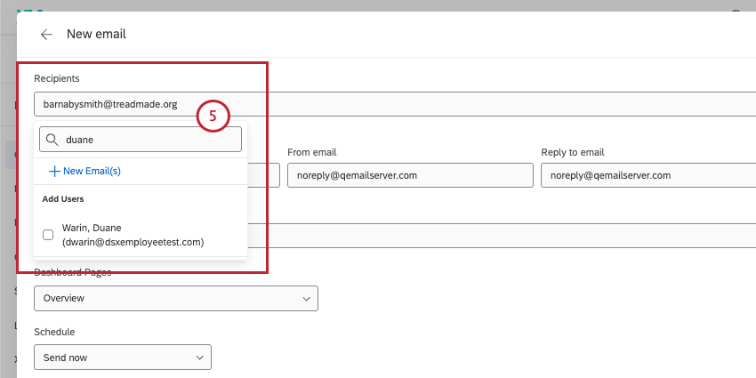 zoom in shows how you can click recipients to see a menu of possible people and roles
