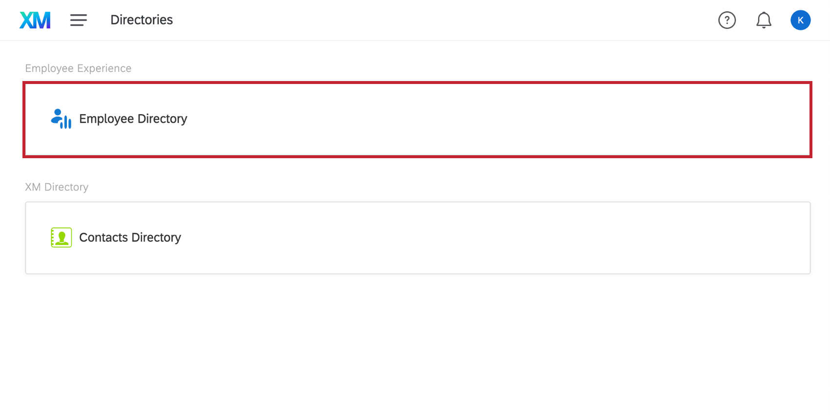 la scheda DIRECTORY DEGLI IMPIEGATI. è selezionata la directory degli impiegati