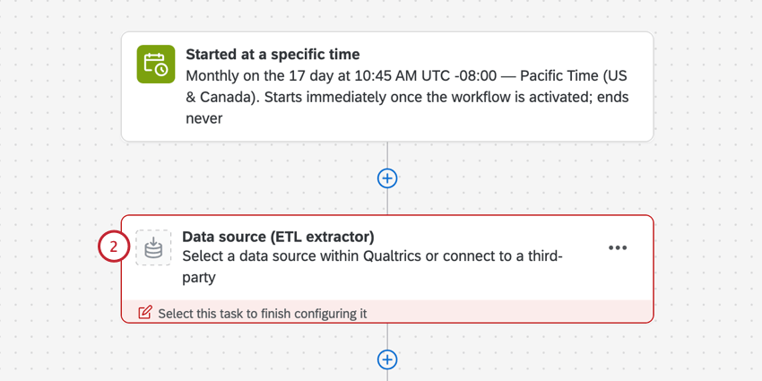 ETLワークフローへの抽出タスクの追加