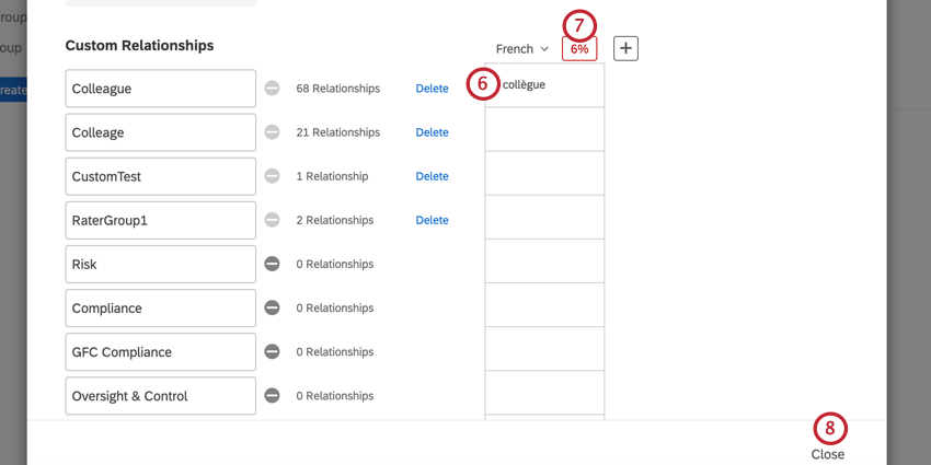 adicionar uma tradução relação.