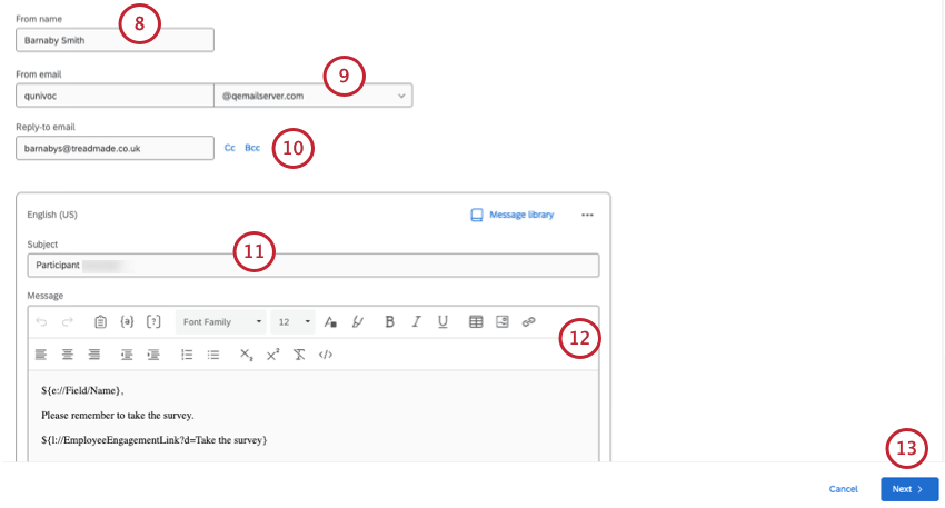 pagina in cui si inseriscono lindirizzo e-mail e il messaggio
