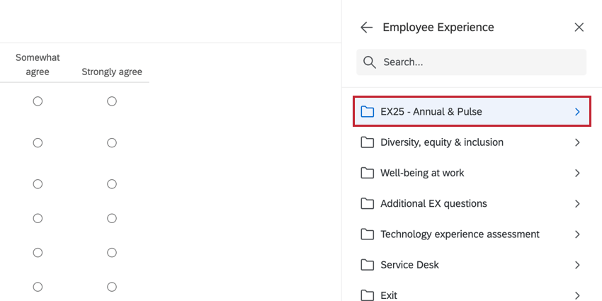 o conjunto de perguntas ex25 na biblioteca