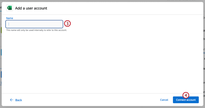 nommer et connecter un compte dutilisateur