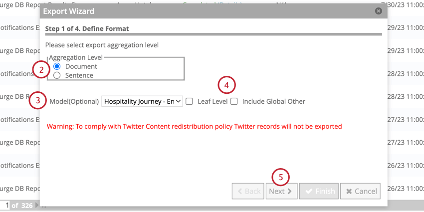 choosing an aggregation level and model