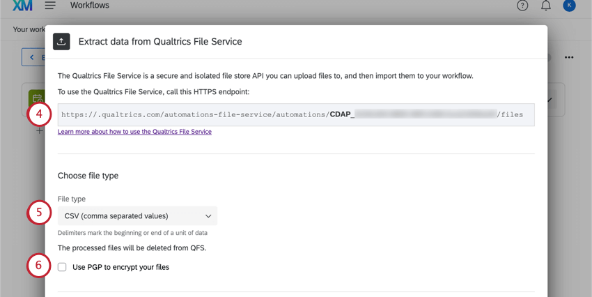 Immagine delle fasi descritte