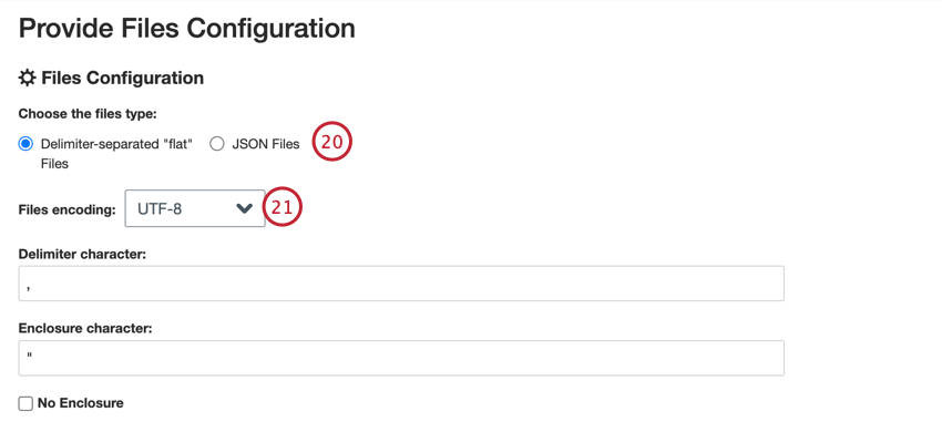 choisir le type dexportation de fichiers