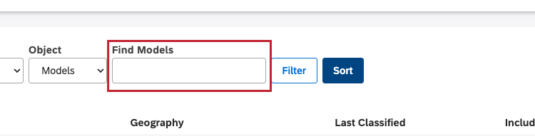Vous pouvez également rechercher un attribut en saisissant le nom de lattribut dans la zone Rechercher des attributs ou Rechercher des modèles.
