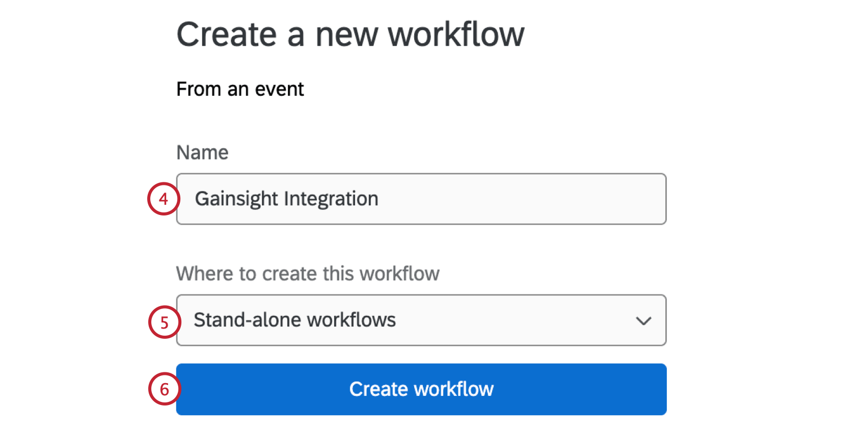 speichern des Workflows als eigenständigen Workflow