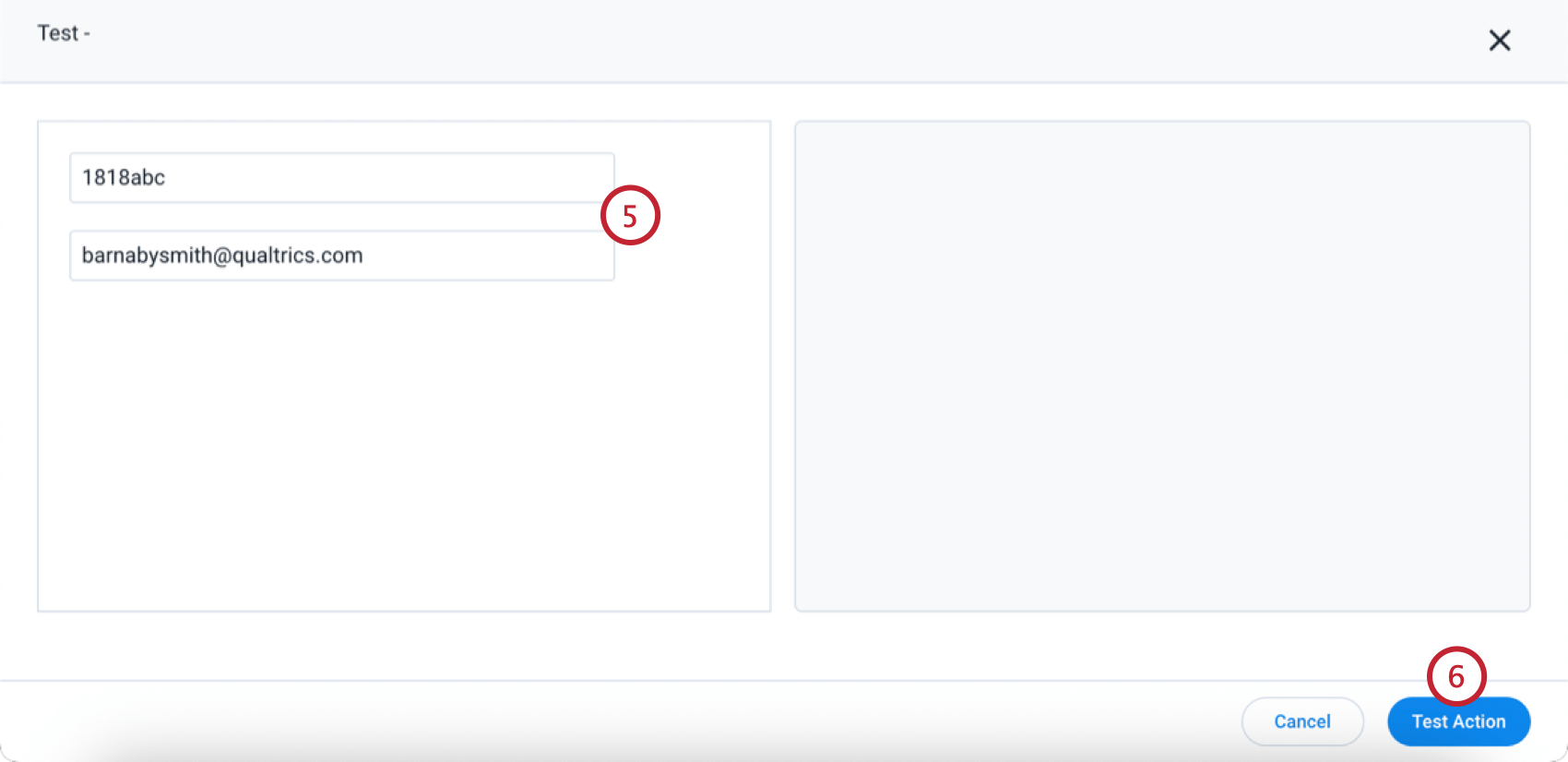 aggiunta di valori di esempio e test