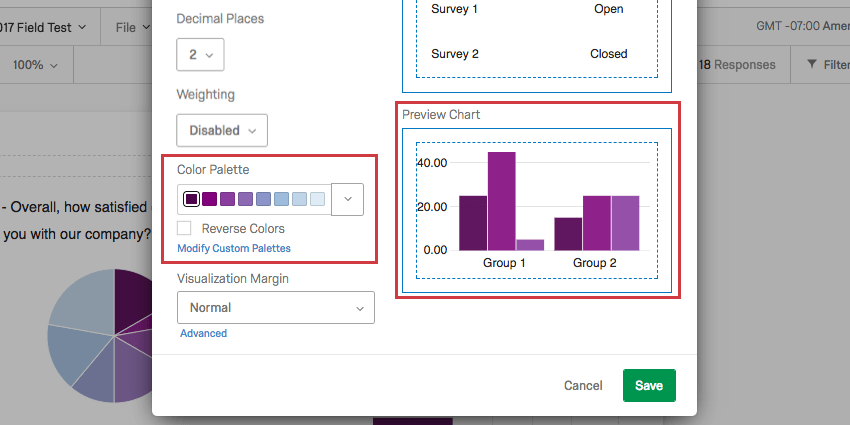 Paleta de colores global
