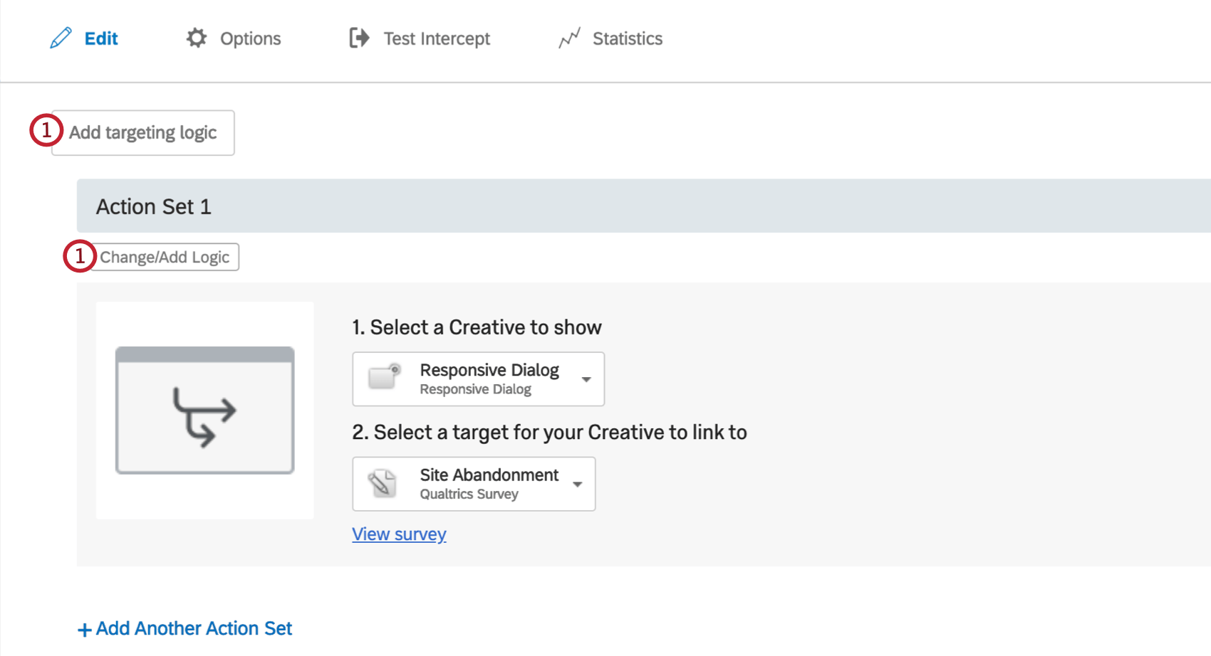añadiendo lógica a una intercept