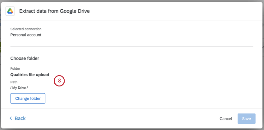 revisar a pasta para garantir que ela esteja correta