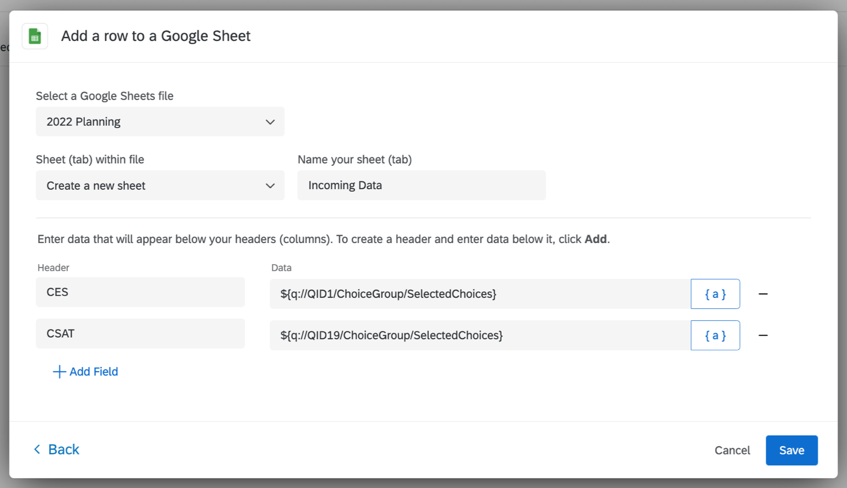 creating a new sheet in your file