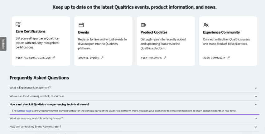 fundo de aumentar minhas habilidades nomeado manter-se atualizado sobre os últimos eventos, informações sobre produtos e notícias, e perguntas frequentes abaixo que