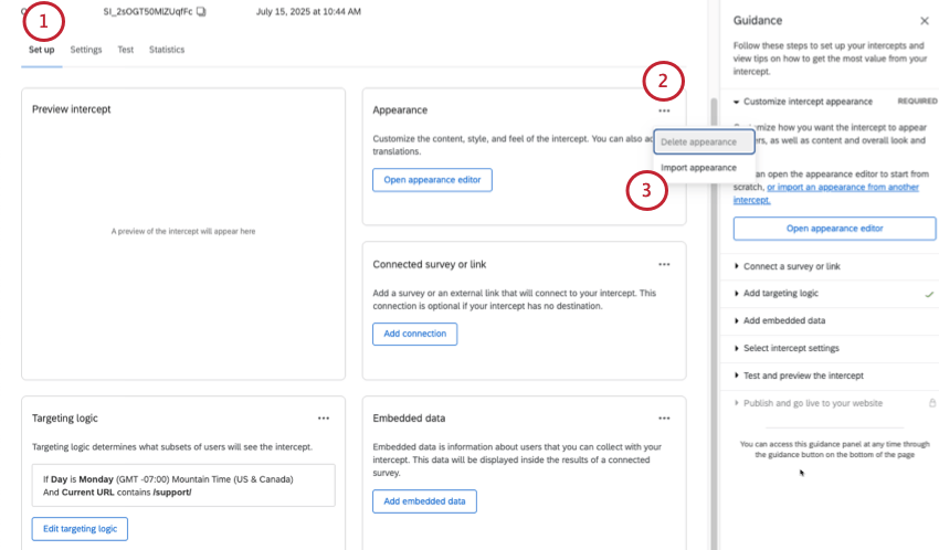 utilizzando i puntini avanti alleditor dellaspetto e selezionando limportazione dellaspetto