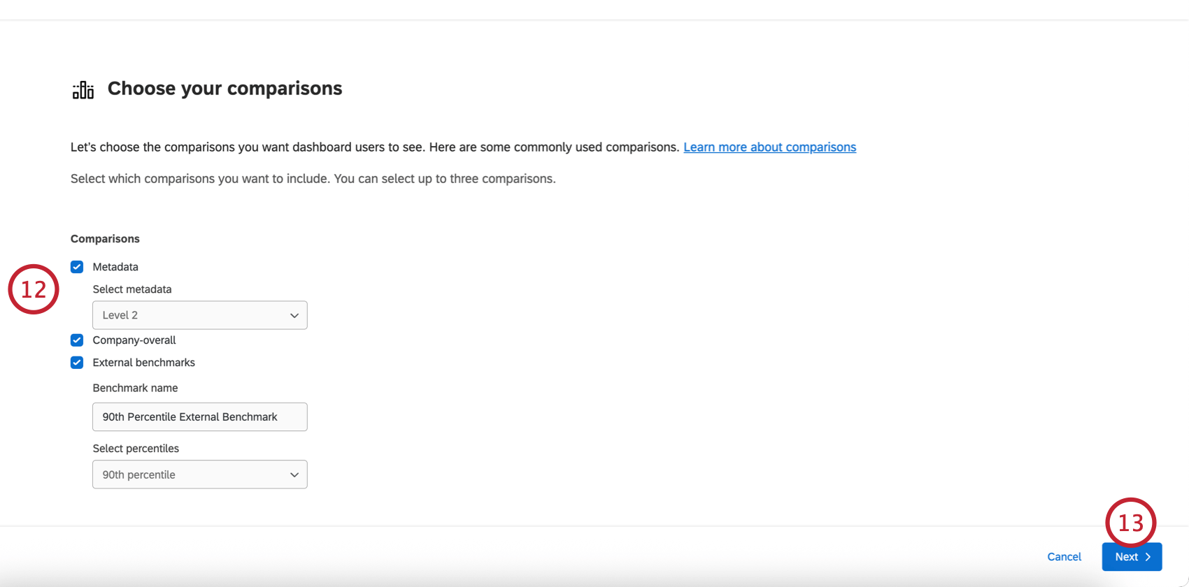 aggiunta di confronti