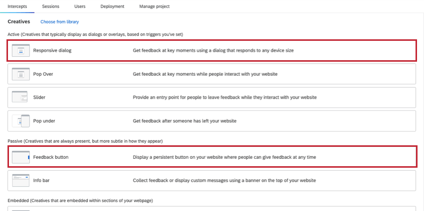 piastrelle più lunghe sotto lintestazione degli editor di intercettazioni, non i pulsanti guidati in alto