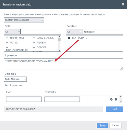 uso de uma data fixa